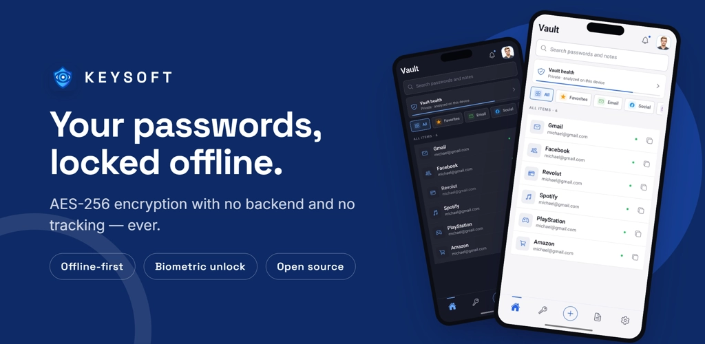 KeySoft Password Manager app